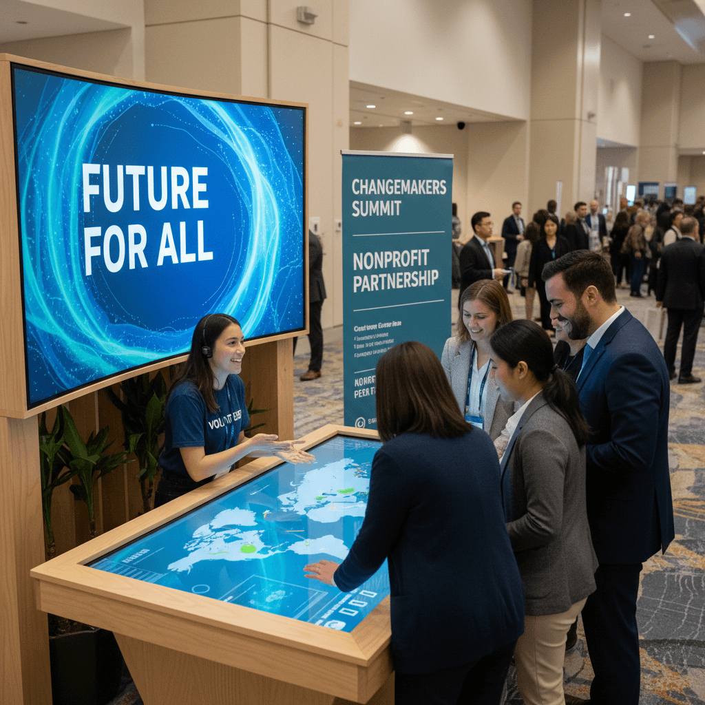 Pop-up event activation with attendees